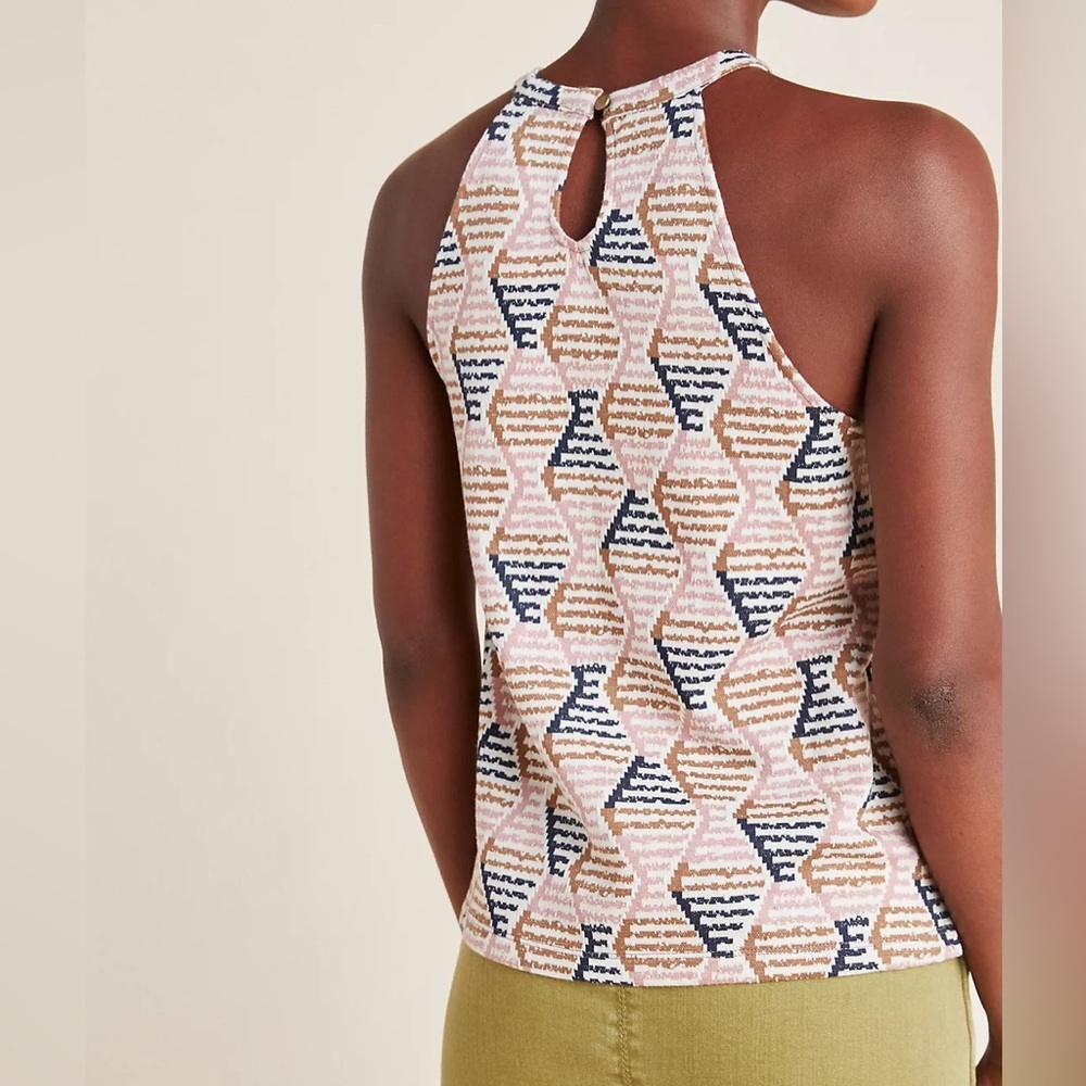 Anthropologie Lindsay Structured Halter Top Medium - Picture 2 of 8